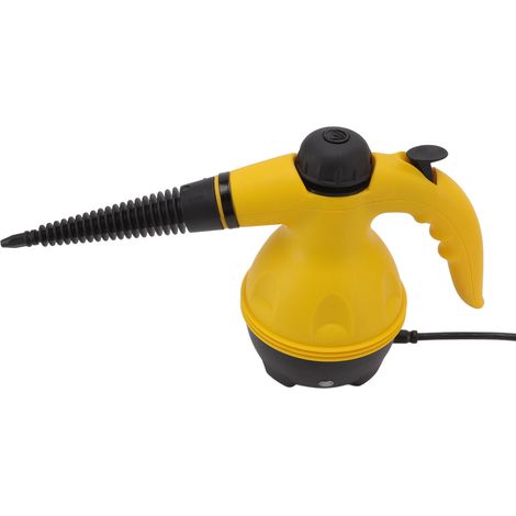 Elektrischer, tragbarer Hochtemperatur-Dampfreiniger mit Druckfunktion, gelb-schwarz, zur Fleckenentfernung, EU 220 V (1/5)