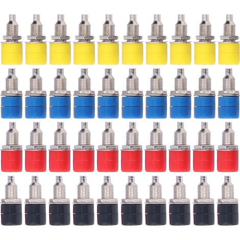 Douille banane 4mm, haute performance, longue durée de vie, outils de connexion électrique polyvalents pour équipements industriels. (1/5)