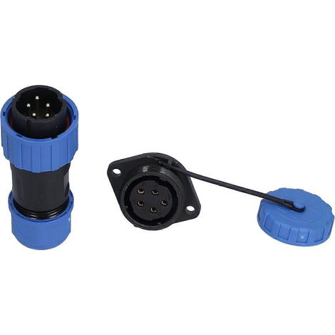 IP68 Wasserdichter Stecker, Buchse, Flansch-Stoßklemme, Luftfahrt-Stromanschluss 250 V 612 mm LP20 (5-polig)