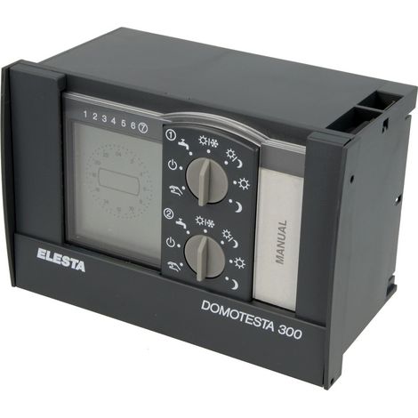 Le Sanitaire – Régulateur de chauffage à distance pour chaudière – 4 circuits de régulation – Horloge digitale 12 canaux – Écran LCD – IP 40
