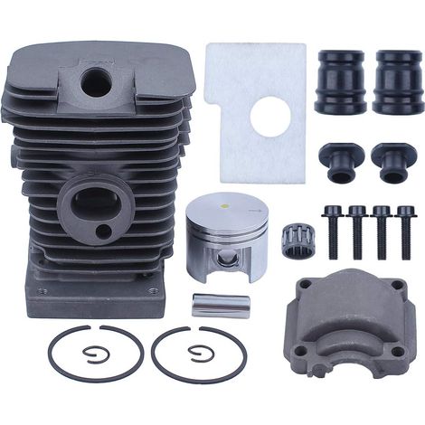 Kit moteur 38 mm cylindre piston tampon Pan Filtre à air pour STIHL MS180 018 MS 180 tronçonneuse à essence pièces (1/5)