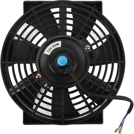 Ventilateur de refroidissement électrique 10 pouces 12V pour radiateur à condensation, ensemble de ventilateur CA pour Corolla Camry Accord Civic (1/5)