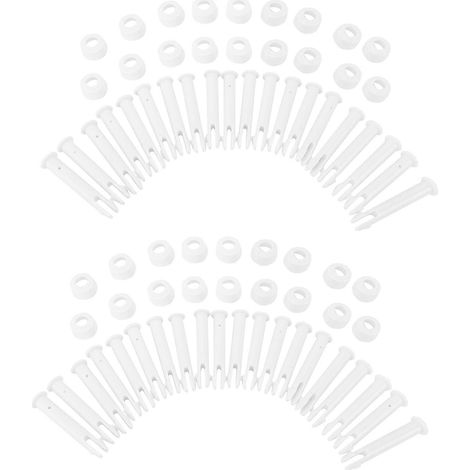 40 ABS-Poolverbindungsstifte, 6 cm (2,36 Zoll) lange Gelenke für Intex-Pool-Ersatzteile 28270-28273 (1/5)