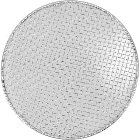 Kühlgitter aus Edelstahl für Gebäck, hitzebeständig, ideal zum Backen, Braten und Grillen, 18 cm Durchmesser.