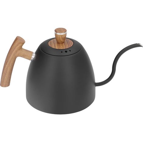 Bouilloire Cafetière 800ml Bec Verseur Col de Cygne Inoxydable Anticorrosion Poignée Ergonomique (1/5)