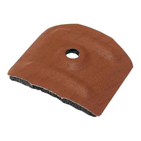 CAPPELLOTTO CURVO 47x50 mm - Colore Rosso tegola RAL 8004