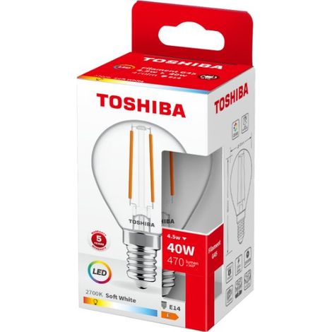 Ampoule Toshiba g45 4.5 puissance lumen 470