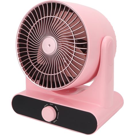 Mini ventilateur de bureau réglable rose pour salon de manucure, circulateur d'air été, prise UE 250V, circulation d'air intérieur (1/5)