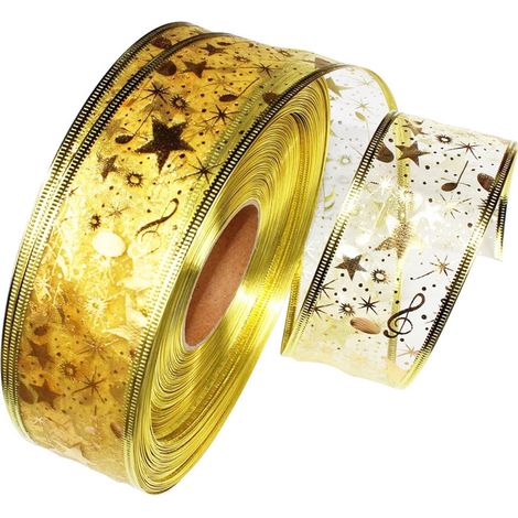 Tinsel - Guirlande Métallique Décorative - Pour Arbre de Noël Fêtes Mariages Décoration Intérieure Extérieure - 5 cm x 2 m - 1 Pièce