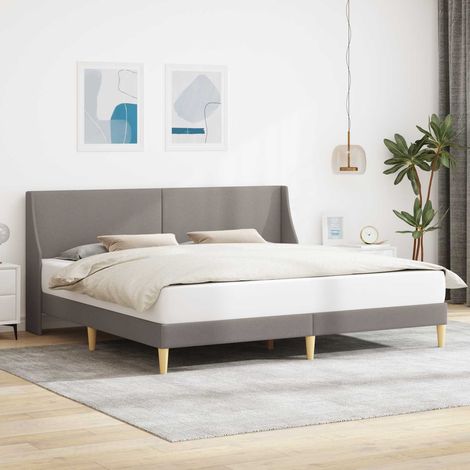 vidaXL Estructura de cama Liso con cabecera placa de conexión (1/5)