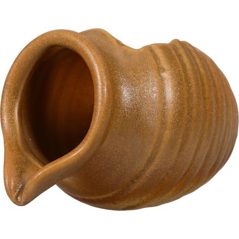 Bassin d'eau en céramique avec eau circulante, fonctionnement facile et flux d'eau doux comme fontaine cascade décorative pour terrasse et jardin (1/5)