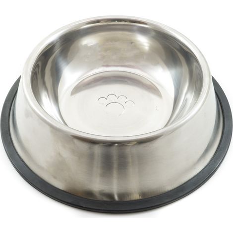 TrAdE Shop Traesio - Ciotola Piccola 18cm Antiscivolo Cibo Acqua Cani E Gatti Animali Domestici - (1/2)