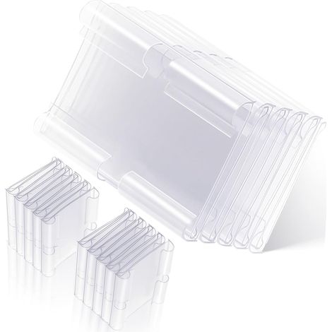 pi ces Lot Supports tiquettes PVC Claires pour Pr sentoirs (1/5)