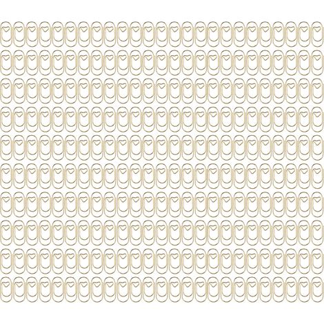 250 Pinces à Papier Cœur Or, Trombones Fantaisie en Fil Plastifié, Petits Clips Décoratifs pour Maison, École, Bureau - Lot de 250 (1/5)