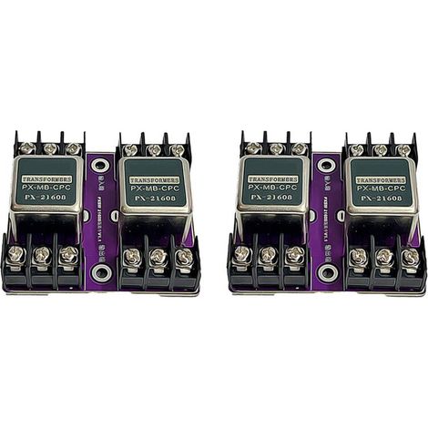 2X Isolateur Audio de Conversion Équilibré et Déséquilibré Transformateur D'Isolation Audio Permalloy 600:600 20 Hz-20 KHz PX-21608 (1/2)