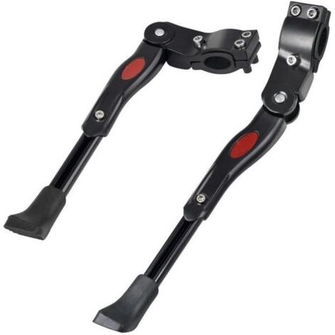 Support de béquille arrière de vélo de montagne noir (1/4)