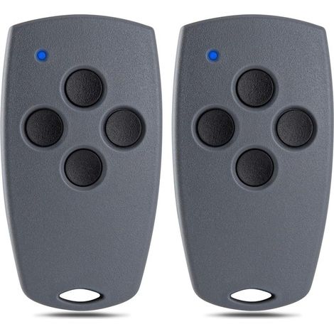 Lot de 2 émetteurs manuels de rechange – Compatible Marantec Digital 212-433, 211-433, 221-433 – Clonage direct – Contrôle jusqu'à 4 portes (1/4)