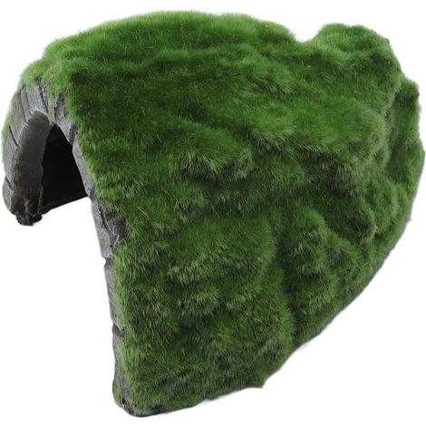 Rocher servant de cachette pour reptiles, grotte, terrasse pour tortues, abri pour lézards, grenouilles, tortues et amphibiens (1/5)