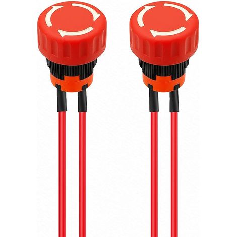 Gebildet 16-mm-Not-Aus-Drucktaster aus Metall, verriegelbar, 12–250 V/10 A, Edelstahl, 0,63"-Bohrung (1/5)