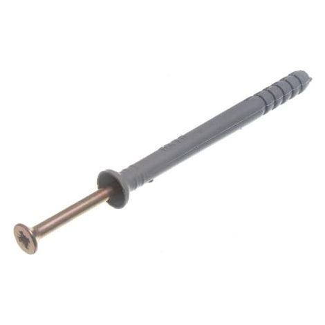 40 x fixations en nylon pour cadre – M70 mm – chevilles et vis (1/2)