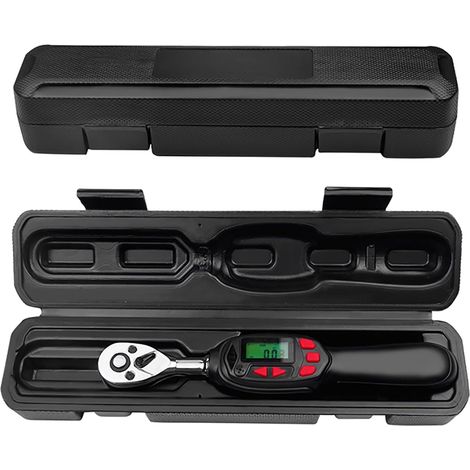 Clé dynamométrique numérique 3/8" avec buzzer et notification flash LED 3-60 Nm et ± 2% Prise en charge haute précision Fonctionnement bidirectionnel comprenant 5 unités (1/5)