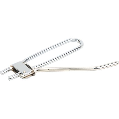Pince à durite de frein en acier chromé, ouverture 12mm, mâchoires arrondies, outil de serrage pour conduite de carburant, embrayage et liquide de refroidissement (1/5)