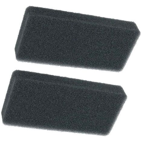 Lot de 2 mousses filtrantes biologiques pour aquarium, feuilles de mousse à cellules ouvertes découpables sur mesure pour décantation (280 x 137 x 20 mm), noires (1/5)