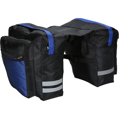 Borse laterali per bicicletta - Portapacchi posteriore grande da 24 litri per biciclette elettriche, adatto per viaggi a lunga distanza, impermeabile (1/4)