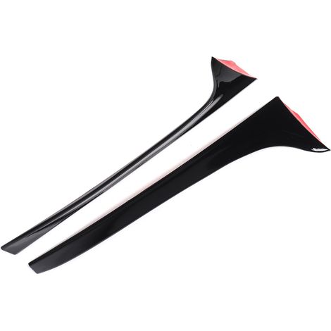 Une paire de spoilers latéraux de toit arrière noir brillant, adaptés à la version standard Mk5 6R 6C 2009-2017. (1/5)