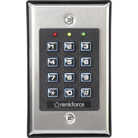 Online Store 1582597 Serrure à code montage apparent (en saillie) avec clavier éclairé (1/4)
