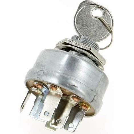 Interruttore a chiave per accensione del tosaerba Murray AYP Husqvarna 92556 – Con 2 chiavi – Foro di montaggio da 15,8 mm – 7 pin specifici (1/3)