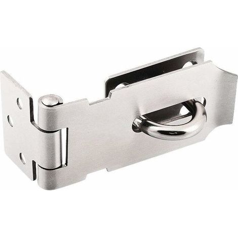 Verrou de porte TTIO en acier inoxydable, robuste, avec boulon et pince à vis, idéal pour les portes, portails, abris de jardin, fenêtres, armoires et cages pour animaux. (1/5)