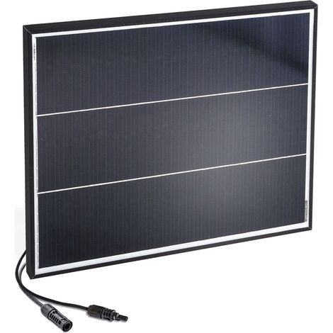 esotec monokristallines Solarmodul, 37Wp, 18V, 490x409x25mm, MC4, 130111 (1/5)