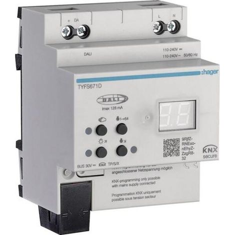 Hager KNX DALI GATEWAY TW 1FACH REG (HTYFS671D)
