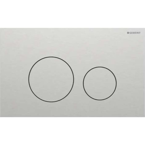 Geberit Sigma40 - WC-Betätigungsplatte, Edelstahl gebürstet 115.628.FW.1