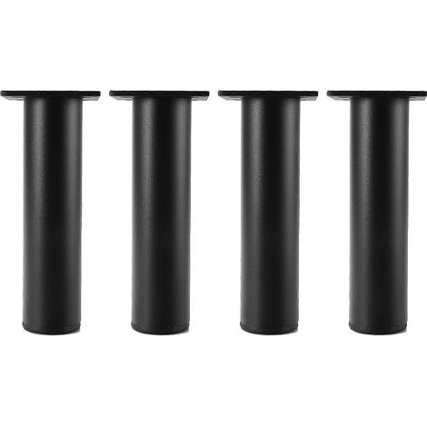 Pieds de meubles réglables en métal, ensemble de 4 pièces, noir/or/argent, patins pour pieds de canapé, table, armoire, bureau, faciles à installer, 30 cm (11,8 po). Or. (1/5)