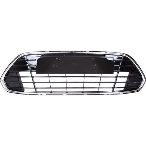 Ford Mondeo Mk4 FL 2010- parrilla en el parachoques delantero, central, cromada (1/2)