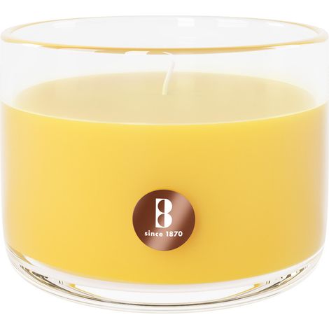 Bolsius Duftkerze True Scents Mimosa 6 cm im Glas Duftkerze