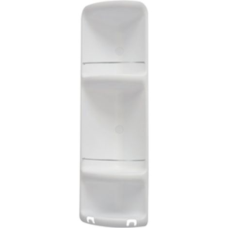 GEDY 7081 ANGOLIERA P/DOCCIA 3 RIPIANI BIANCO- GEDY- 1,0 pz