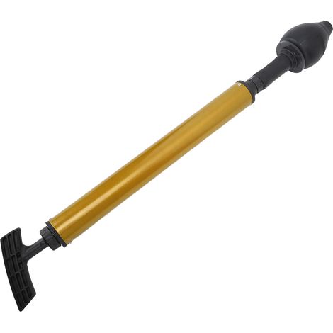 Déboucheur WC haute pression, outil puissant pour canalisation bouchée, ventouse à air pour toilettes, évacuation sol, salle de bain, noir (1/5)