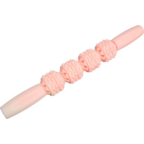 Bâton de massage musculaire manuel Rose anti-courbatures – Rouleau de thérapie des points de déclenchement pour soulager les douleurs corporelles (1/5)