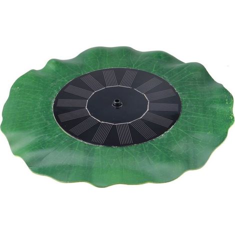 Pompe solaire 1,4 W 7 V pour fontaine, kit de fontaine pour bassin à oiseaux extérieur, pompe solaire submersible, convient aux bonsaïs de terrasse, aux bassins pour oiseaux et aux petits points d'eau (1/3)