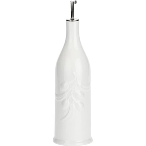 La Porcellana Bianca - Menage cilindrica Bottiglia per Olio, Bianco, 1 litro (1/2)