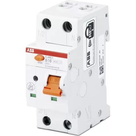 ABB Stotz S&J Brandschutzschalter B10,6kA,1P+N S-ARC1 B10 (1/2)