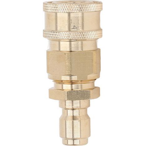 Adaptateur de Raccord Haute Pression M22 1.5mm, Compatible Laveuse 5000 PSI pour Tuyau Nettoyeur (1/5)