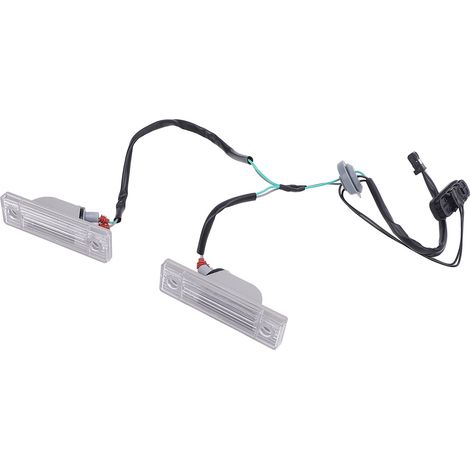 GARRYFIZH Ensemble de bouton de commutation de déverrouillage de coffre, lampe de plaque d'immatriculation 9039465 pour Orlando 2012 – 2014