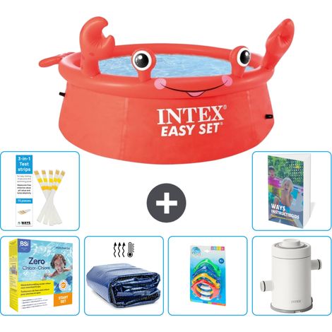 Intex Piscina Easy Set Rotonda - Granchio - 183x51 cm - 7-pezzi  S7