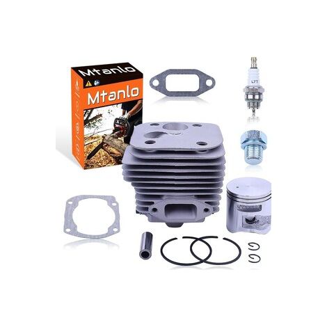 Kit cylindre compatible Husqvarna 365XT – Diamètre 50 mm – Cylindre compatible avec modèle 372 – Ensemble complet