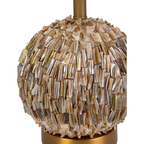 Tischlampe 26X26X38 Metall Gold/Perlmutt (1/3)