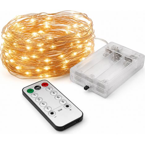 3 m Copper LED String Lights 30 Lamps for Indoor Decoration (1/5)